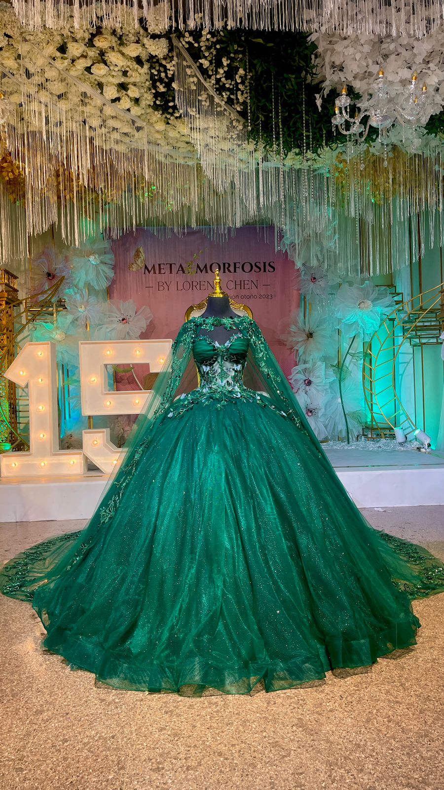 Quinceaera Vestidos De 20 Our Iconic ??? ?? Now Available In Emerald Green??  A #Moda2000