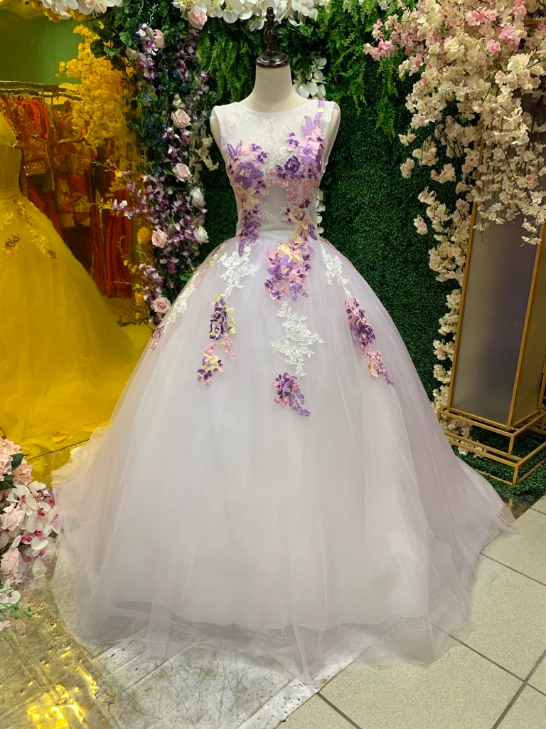 Vestidos de novia morados sale