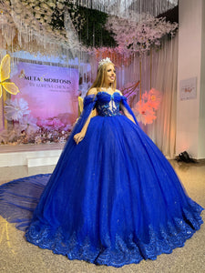 Alquiler | Colección METAMORFOSIS | Vestido para quinceañera azul