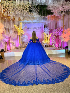 Alquiler | Colección METAMORFOSIS | Vestido para quinceañera azul