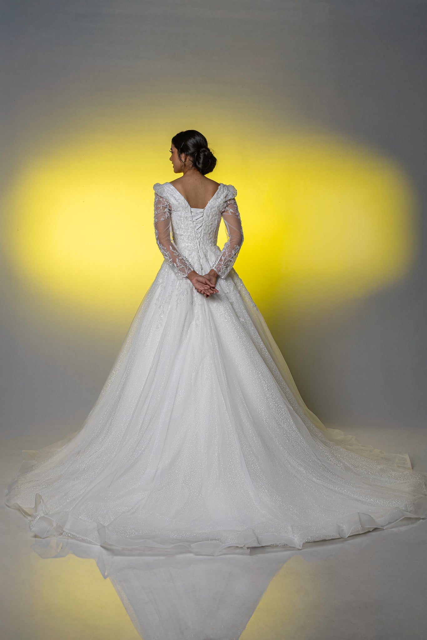 ALQUILER | Vestido De Novia con mangas corte A