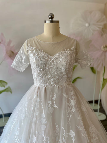Vestido De Novia con Detalles Bordados